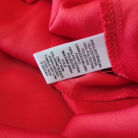 LOFT Petites Multi Tiered Strappy Maxi Dress 10P Like New Flowy Coral Lobster - Picture 14 of 14